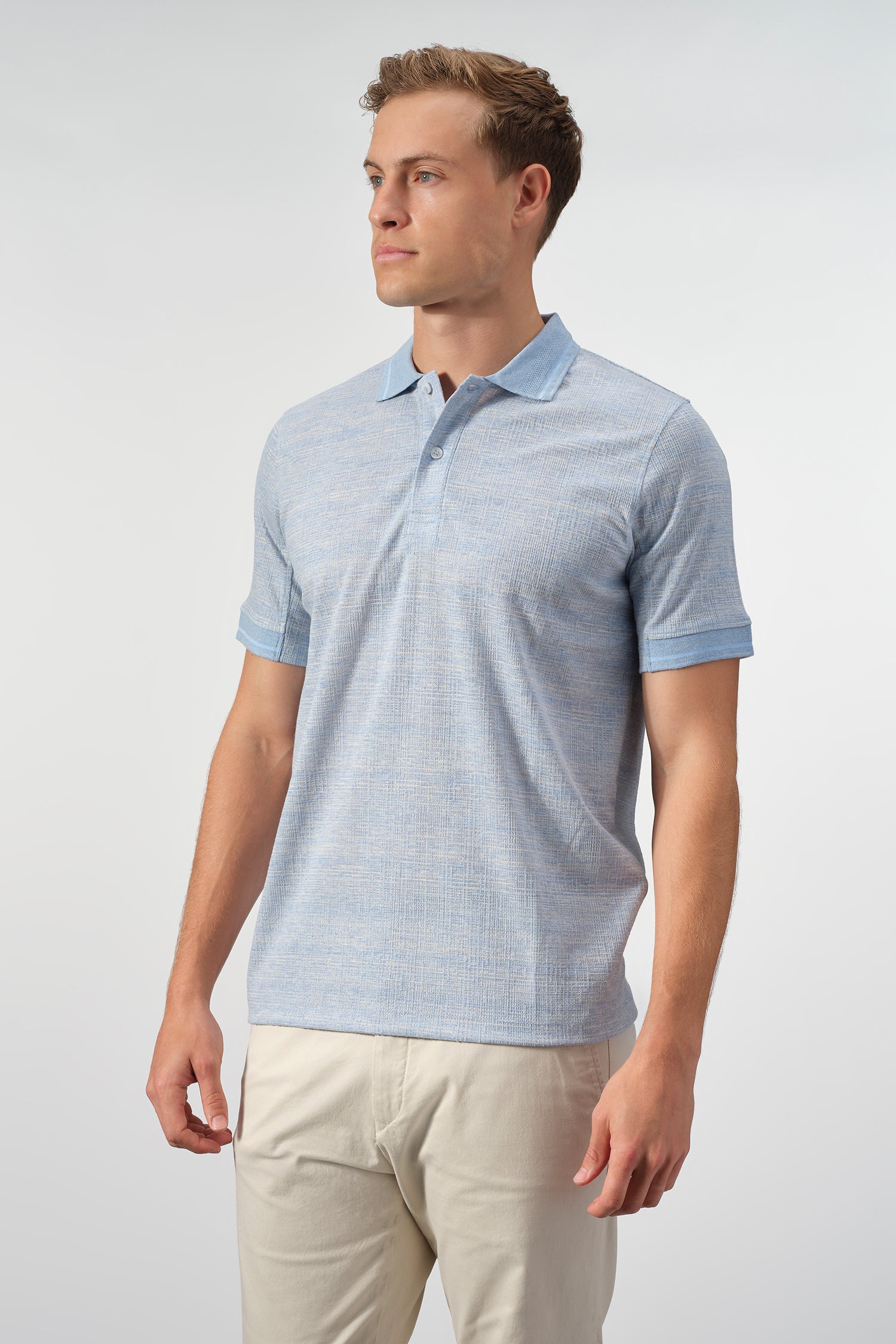 The Textured Linen-Blend Polo - Image 3