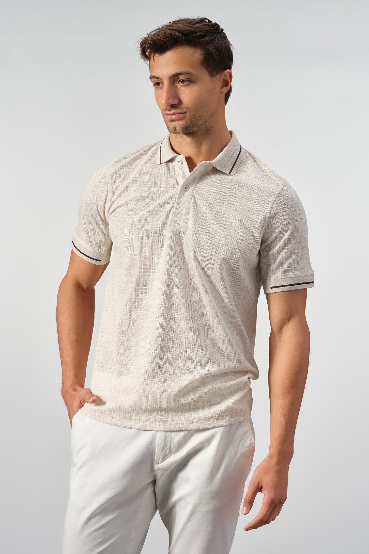 The Textured Linen-Blend Polo - Image 7