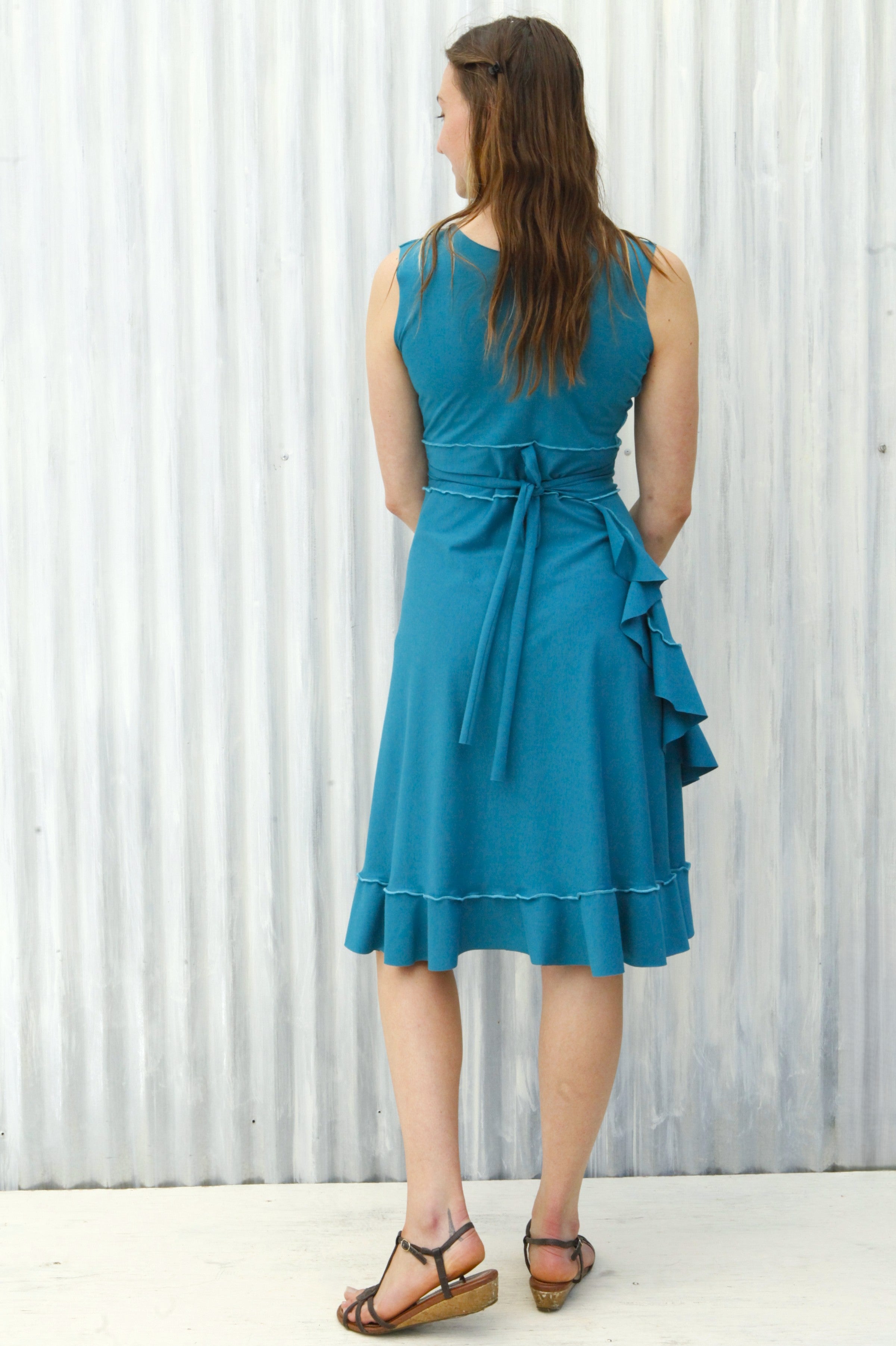 Turquoise Jasper Wrap Dress - Image 6