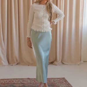 Ada Slip Skirt- Sky