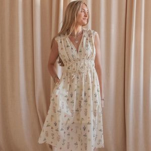 Cecilia Floral Midi Dress