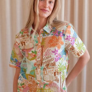 Paradise Print Blouse