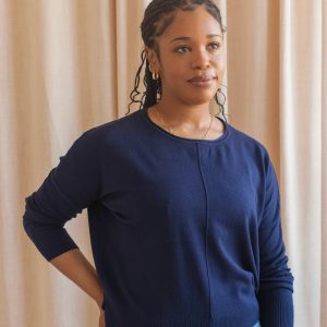 Andy Crew Neck - Navy