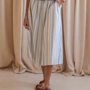 Riley Striped Skirt
