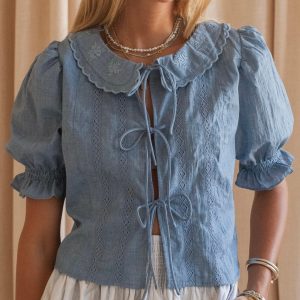 Delaney Bow Blouse