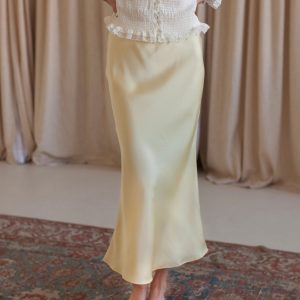 Ada Slip Skirt- Yellow