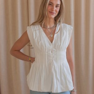 Audrey Poplin Blouse