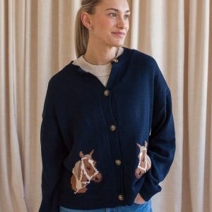 Knit Horse Cardigan