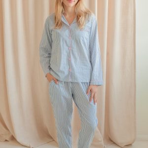Maison de Frédéric Pajamas Blue Stripe