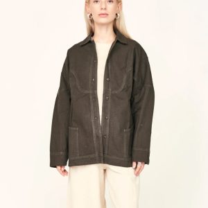 Mirth Teton Jacket in Black Olive