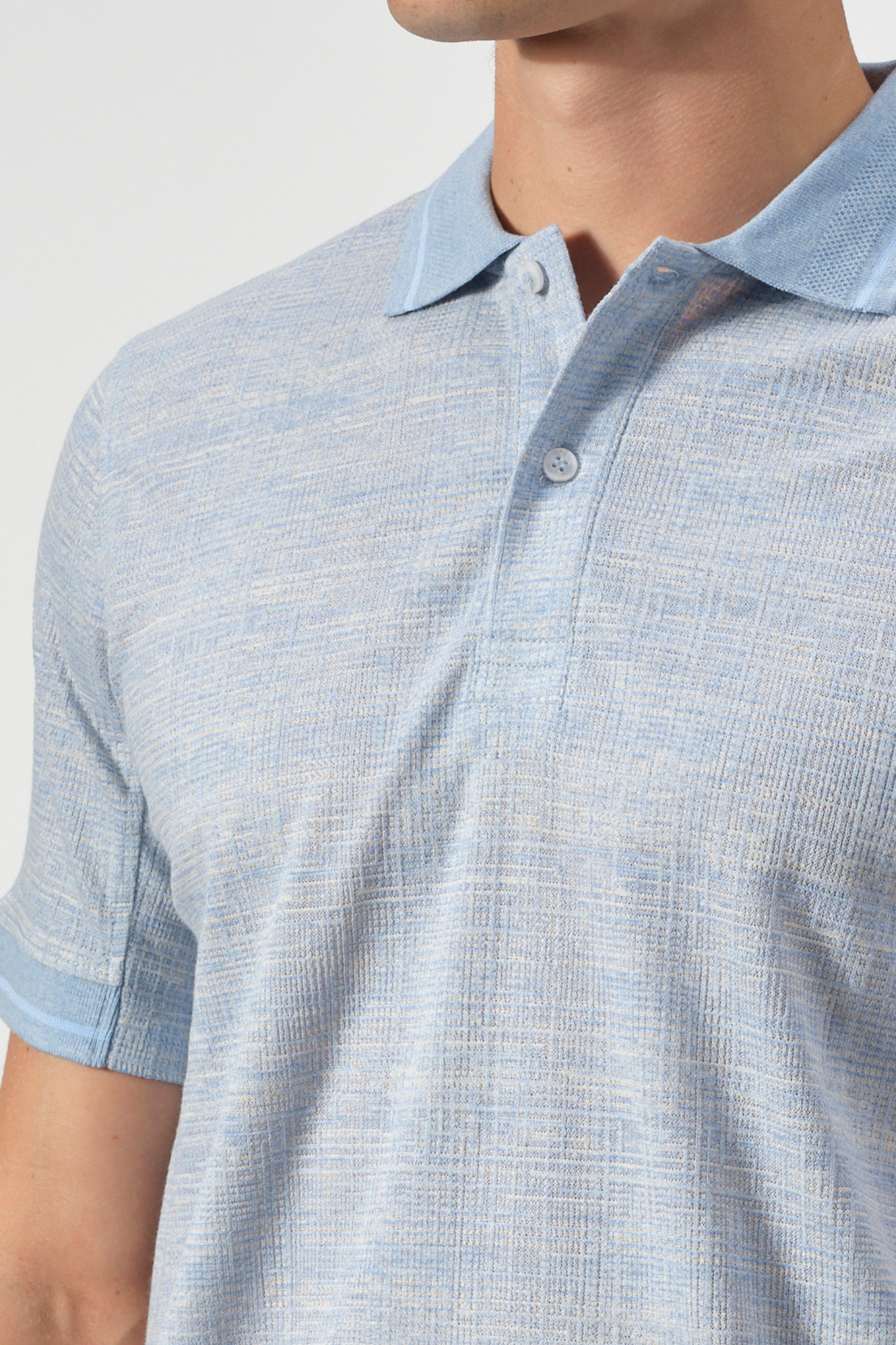 The Textured Linen-Blend Polo - Image 2